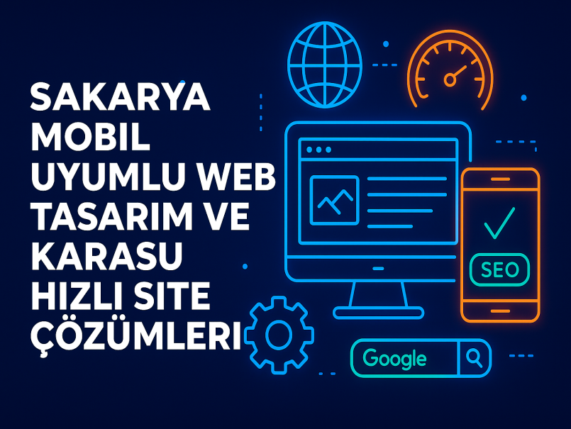 Sakarya mobil uyumlu web tasarım ve Karasu hızlı site çözümleri